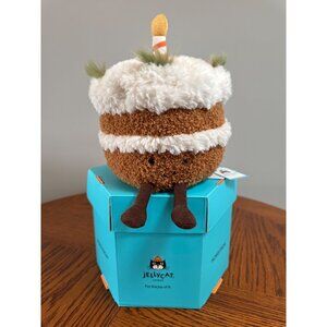 Authentic Jellycat Amusables Carrot Cake Chicago Nordstrom Exclusive NWT and Box